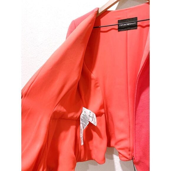 Emporio Armani 100% wool Peplum jacket size Small - Picture 12 of 13